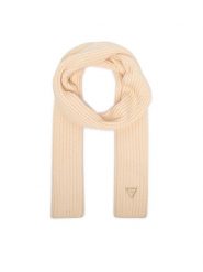 Guess Szalik AW5624 VIS03 Beżowy. Brązowe szaliki damskie Guess, z aplikacjami. Za 234.99 zł.