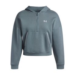 Bluza damska z kapturem Under Armour Rival Piped. Niebieskie obuwie sportowe damskie Under Armour, bez zapięcia, na fitness i siłownię. Za 312.50 zł.