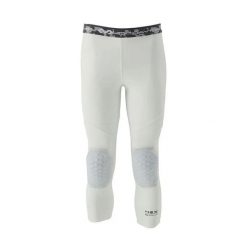 Legginsy 3/4 z nakolannikami McDavid Hex. Białe legginsy damskie MCDAVID, s, bez wzorów, z materiału. Za 326.00 zł.
