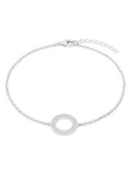 S.Oliver Srebrna bransoletka z elementem ozdobnym rozmiar: onesize. Szare bransoletki damskie S.Oliver, srebrne. Za 152.99 zł.