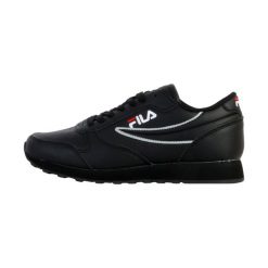 Buty sportowe Sneakersy damskie, Fila Orbit Low Wmn. Czarne obuwie sportowe casual damskie Fila, z materiału, trekkingowe. Za 393.00 zł.