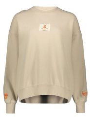Nike Bluza "Air Jordan x Shelf Life" w kolorze beżowym rozmiar: XS. Brązowe bluzy damskie Nike, xs, bez wzorów, bez kaptura. Za 236.61 zł.