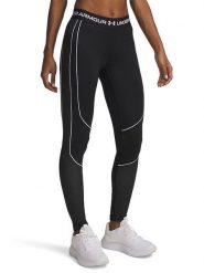 Under Armour Legginsy funkcyjne "ColdGear" w kolorze czarnym rozmiar: S. Czarne legginsy damskie Under Armour, s, bez wzorów, outdoorowe. Za 178.79 zł.