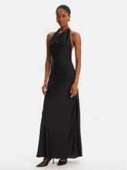 Bardot Sukienka wieczorowa Similina Halter Maxi 59919DB Czarny Regular Fit. Czarne sukienki damskie Bardot, bez wzorów, z syntetyku, wizytowe, bez ramiączek. Za 379.99 zł.