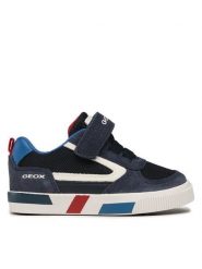 Geox Sneakersy B Kilwi Boy B35A7B01422C4211 M Granatowy. Niebieskie buty sportowe chłopięce Geox, z materiału, bez zapięcia. Za 179.99 zł.