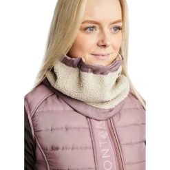Szalik damski teddy Montar Ebba. Zielone szaliki damskie MONTAR, bez wzorów, z materiału. Za 155.50 zł.