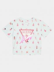 Guess T-Shirt J4GI12 K6YW3 Kolorowy Boxy Fit. Koszulki i t-shirty dziewczęce Guess, z aplikacjami, z bawełny, bez kołnierzyka, bez ramiączek. Za 79.99 zł.