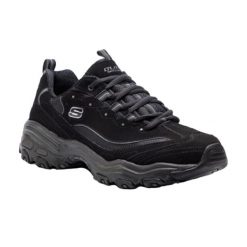 Obuwie Damskie Skechers. Czarne obuwie sportowe damskie Skechers, bez zapięcia, na fitness i siłownię. Za 314.99 zł.