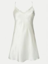 Simone Pérèle Koszula nocna Love Me 1F8940 Écru Slim Fit. Koszule nocne i halki Simone Pérèle, bez wzorów, z jedwabiu, bez ramiączek. Za 399.99 zł.
