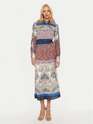 Guess Sukienka koszulowa Floriane W4BK90 WFQM2 Kolorowy Regular Fit. Sukienki damskie Guess, z aplikacjami, z syntetyku, bez ramiączek. Za 379.99 zł.