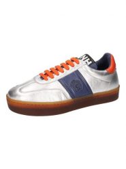 MELVIN & HAMILTON Skórzane sneakersy "Amira 1" w kolorze srebrnym ze wzorem rozmiar: 42. Szare obuwie sportowe damskie Melvin & Hamilton, bez zapięcia. Za 460.12 zł.