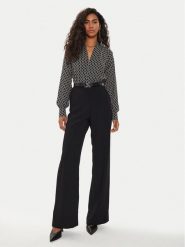 Marciano Guess Kombinezon Edith 4YGK36 7142A Czarny Regular Fit. Czarne sukienki damskie Marciano Guess, z aplikacjami, z syntetyku, bez ramiączek. Za 669.99 zł.