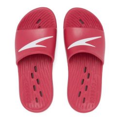Klapki basenowe damskie Speedo Slide. Białe klapki damskie Speedo, bez wzorów, bez obcasa, bez zapięcia. Za 156.65 zł.