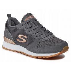 Buty na co dzień damskie SKECHERS RETROS OG 85 skóra. Szare obuwie sportowe damskie Skechers, ze skóry, bez zapięcia, trekkingowe, Skechers Sport. Za 252.99 zł.