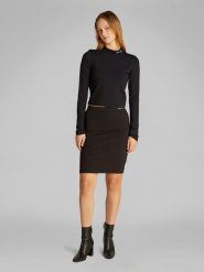 CALVIN KLEIN JEANS Koszulka w kolorze czarnym rozmiar: XS. Czarne bluzki damskie Calvin Klein Jeans, xs, bez wzorów, z jeansu, bez kołnierzyka, bez ramiączek. Za 96.60 zł.