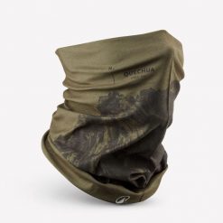 Komin turystyczny Quechua Hike 100. Zielone kominy damskie FORCLAZ, bez wzorów, z materiału. Za 22.49 zł.