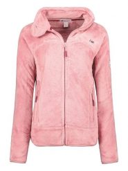 Geographical Norway Kurtka polarowa "Upaline" w kolorze jasnoróżowym rozmiar: XL. Różowe kurtki damskie Geographical Norway, xl, bez wzorów, z polaru, bez kaptura. Za 96.14 zł.