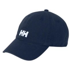 Czapka Helly Hansen logo. Niebieskie czapki damskie Helly Hansen, bez wzorów, z bawełny. Za 197.00 zł.