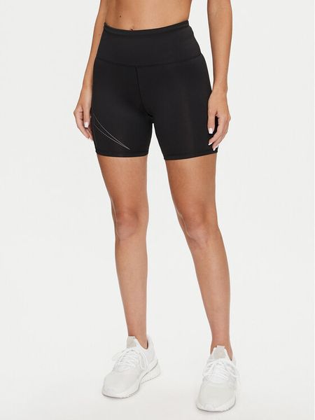 Reebok Szorty sportowe Lux Bold Blike 100075384 Czarny Slim Fit. Czarne spodenki sportowe damskie Reebok, l, bez wzorów, z syntetyku, na fitness i siłownię. Za 109.99 zł.