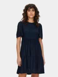 JDY Sukienka letnia Carla 15254680 Niebieski Regular Fit. Niebieskie sukienki damskie JDY, bez wzorów, z syntetyku, bez ramiączek. Za 129.99 zł.