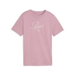 Młodzieżowa koszulka Essentials Script PUMA Poised Pink. Czerwona bluzki damskie Puma, m, bez wzorów, młodzieżowe, bez kołnierzyka, bez ramiączek. Za 66.99 zł.
