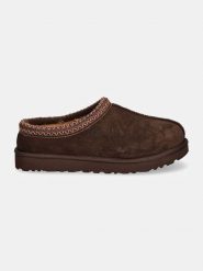 UGG Skórzane kapcie "Tasman" w kolorze brązowym rozmiar: 36. Brązowe kapcie damskie Ugg, ze skóry. Za 320.63 zł.