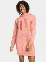 Roxy Sukienka codzienna Sound Waves Ktdr ERJKD03445 Pomarańczowy Regular Fit. Brązowe sukienki damskie Roxy, bez wzorów, z bawełny, bez ramiączek. Za 219.99 zł.