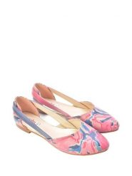 Goby Baleriny w kolorze różowym ze wzorem rozmiar: 35. Różowe balerinki damskie Goby, bez wzorów. Za 173.99 zł.