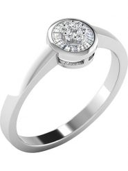 Diamant Vendôme Złoty pierścionek z diamentami rozmiar: 48. Szare pierścionki damskie Diamant Vendöme, z diamentem, złote. Za 1,478.99 zł.