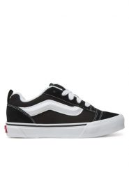 Vans Knu Skool Tenisówki damskie. Czarne trampki damskie Vans, bez wzorów, z gumy, przed kostkę, bez zapięcia. Za 239.99 zł.