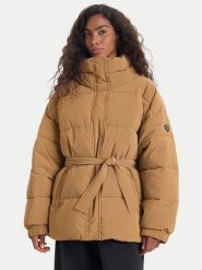 EA7 Emporio Armani Kurtka zimowa 7W000652 AF16078 U6171 Beżowy Regular Fit. Brązowe kurtki damskie EA7 Emporio Armani, na zimę, l, bez wzorów, z syntetyku, bez kaptura. Za 1,109.00 zł.