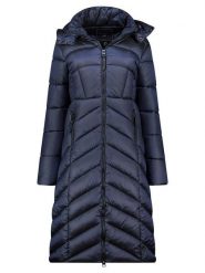 Geographical Norway Płaszcz pikowany "Blanche" w kolorze granatowym rozmiar: XL. Niebieskie płaszcze damskie Geographical Norway, xl, bez wzorów, bez kaptura. Za 214.19 zł.