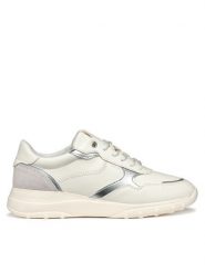 Geox Sneakersy D Alleniee D55LPA 0BC22 C1R1Q Écru. Obuwie sportowe damskie Geox, ze skóry, bez zapięcia. W wyprzedaży za 269.99 zł.