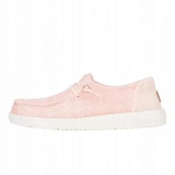 HeyDude Damskie Mokasyny Wendy Crochet Lace. Czerwone mokasyny damskie Hey dude, z materiału, bez obcasa. Za 289.00 zł.