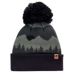 Czapka Unisex Dla Dorosłych Ronge. Czarne czapki damskie Hi-tec, bez wzorów. Za 82.99 zł.