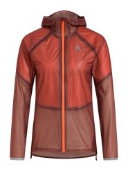 Odlo Kurtka "Dual Dry Waterproof Insulatet" w kolorze czerwonym do biegania rozmiar: L. Czerwone kurtki sportowe damskie ODLO, l, bez wzorów, z materiału, bez kaptura. Za 439.24 zł.