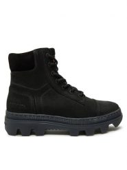 G-Star Raw Botki Noxer Boot Mid W D26648 Czarny. Czarne botki damskie G-Star Raw, ze skóry, retro, bez obcasa, na płaskiej podeszwie, bez zapięcia. Za 589.99 zł.
