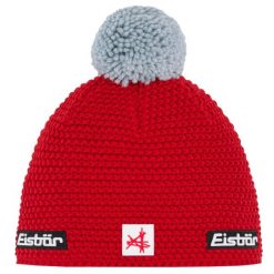 Czapka narciarska Jamie Pompon SA. Czarne czapki damskie Eisbär, bez wzorów, z materiału. Za 200.01 zł.