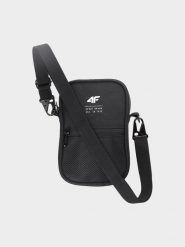 4F Saszetka crossbody uniseks - czarna Uniwersalny. Czarne nerki i saszetki damskie 4F, bez wzorów, z dzianiny. W wyprzedaży za 29.99 zł.