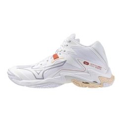 Buty siatkarskie damskie Mizuno Wave Lightning Z8 Mid. Białe obuwie sportowe casual damskie Mizuno, do siatkówki, mizuno wave. W wyprzedaży za 631.20 zł.