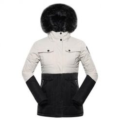 Kurtka uniwersalna damska Alpine Pro LJCB592128. Białe kurtki damskie Alpine Pro, uniwersalny, bez wzorów, z syntetyku, z kapturem. Za 631.00 zł.