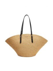 MICHAEL Michael Kors Torebka 30S5G9FT9W Beżowy. Brązowe shopper bag MICHAEL Michael Kors, bez wzorów, z tworzywa sztucznego, bez dodatków. Za 939.99 zł.
