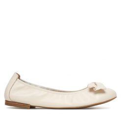 Baleriny Caprice. Brązowe balerinki damskie Caprice, bez wzorów. Za 319.99 zł.