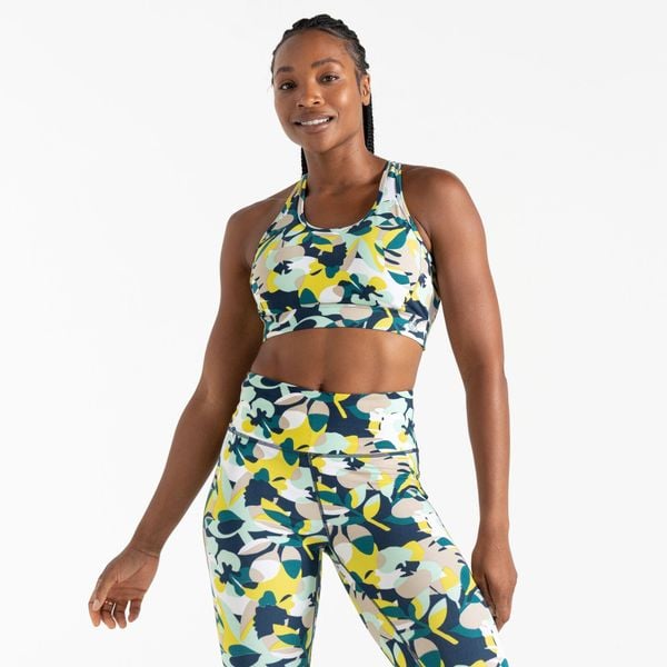 Swift II damski biustonosz sportowy. Biustonosze sportowe damskie Dare 2b, bez wzorów. W wyprzedaży za 49.99 zł.