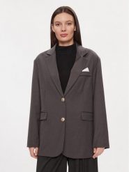 Maryley Marynarka 23IB123/52GR Szary Regular Fit. Szare marynarki i żakiety damskie Maryley, xl, bez wzorów, z syntetyku. Za 469.99 zł.