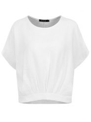 Sublevel Bluzka w kolorze białym rozmiar: XL. Białe bluzki damskie Sublevel, xl, bez wzorów, bez kołnierzyka, bez ramiączek. Za 61.60 zł.