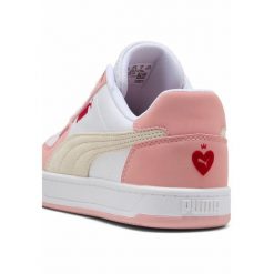 Damskie sneakersy PUMA Caven 2.0 Idylle PUMA Pink Fruit White Frosted Ivory. Białe obuwie sportowe damskie Puma, bez zapięcia, trekkingowe. W wyprzedaży za 219.00 zł.