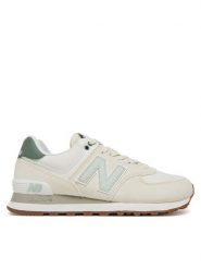 New Balance Sneakersy WL574CGR Beżowy. Brązowe obuwie sportowe damskie New Balance, ze skóry, bez zapięcia. Za 349.99 zł.