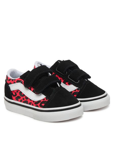 Vans Tenisówki Old Skool V VN000CRWFOC1 Różowy. Czerwone buty sportowe dziewczęce Vans, z materiału, bez zapięcia. Za 146.99 zł.