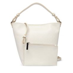 Torebka Calvin Klein. Białe torebki klasyczne damskie Calvin Klein, bez dodatków. Za 449.99 zł.